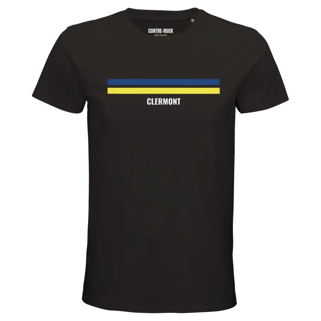 Tshirt rugby Clermont noir
