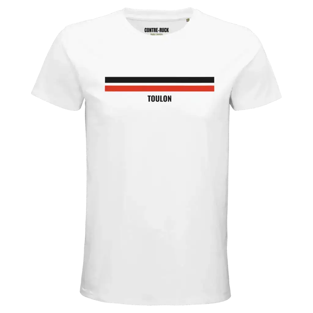 Tshirt rugby Toulon blanc