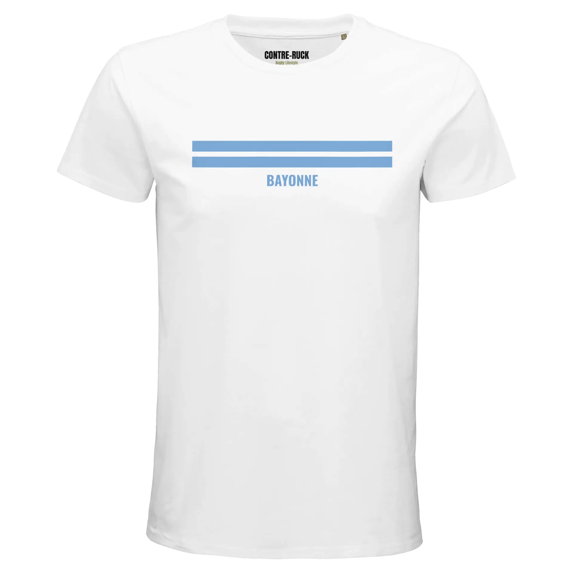 T-shirt rugby Bayonne blanc