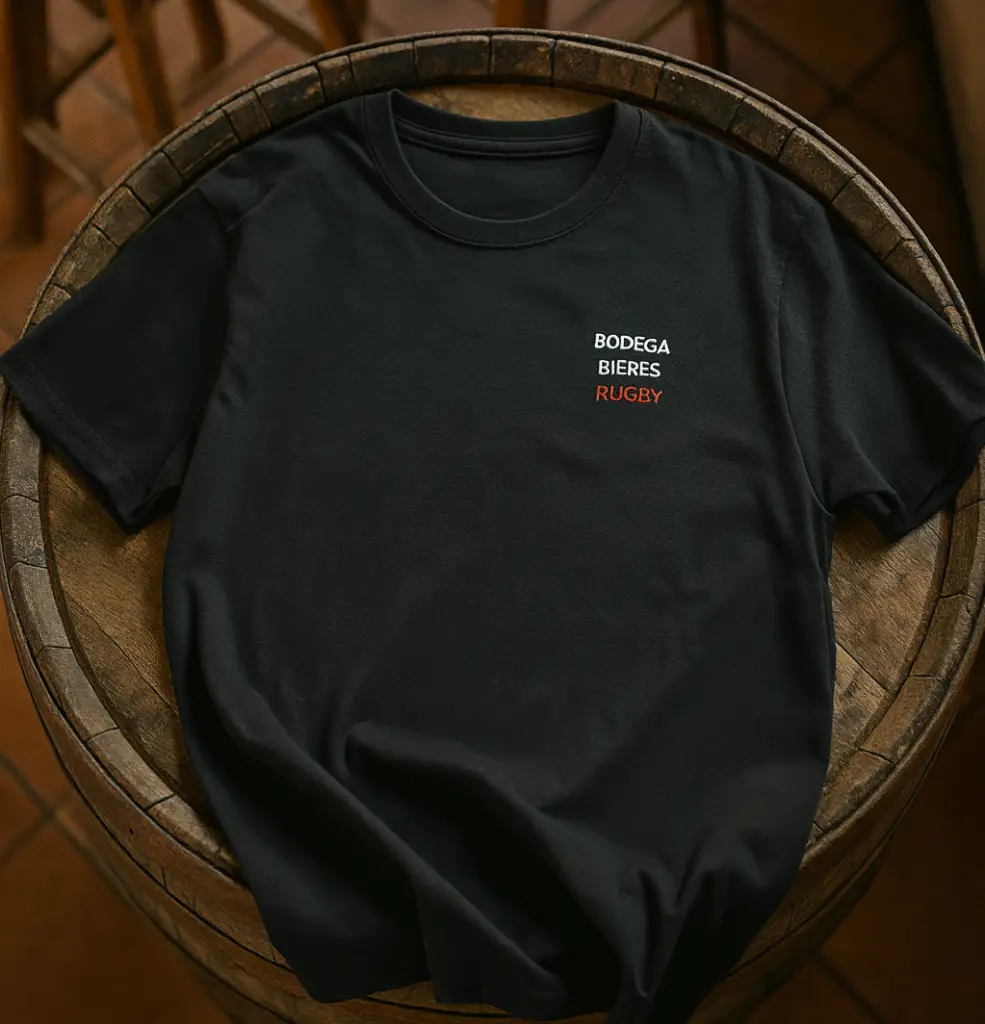Tshirt rugby Bodega 3e mi temps