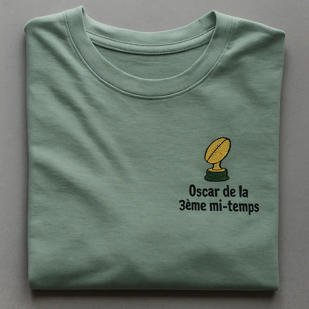 T-shirt rugby Oscar 3e mi temps
