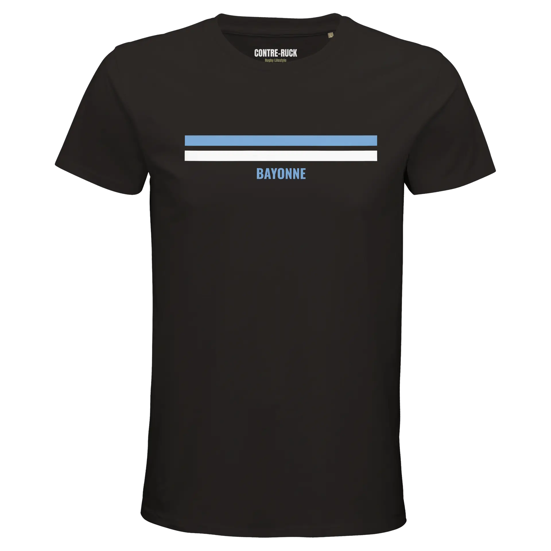 T-shirt rugby Bayonne noir