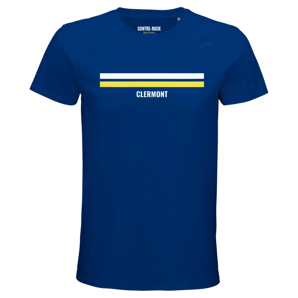 Tshirt rugby Clermont bleu