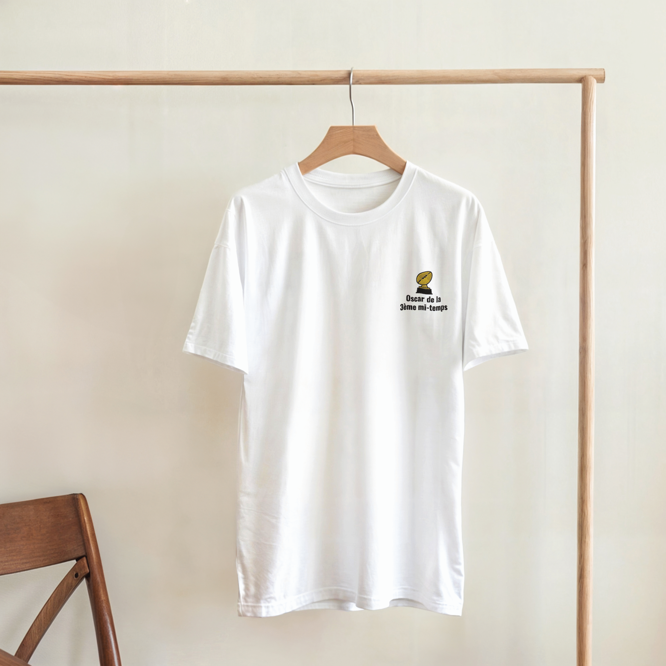 T-shirt rugby oscar 3e mi temps