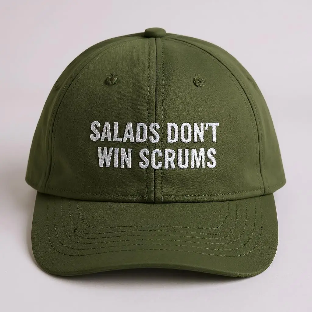 Casquette rugby salads vert