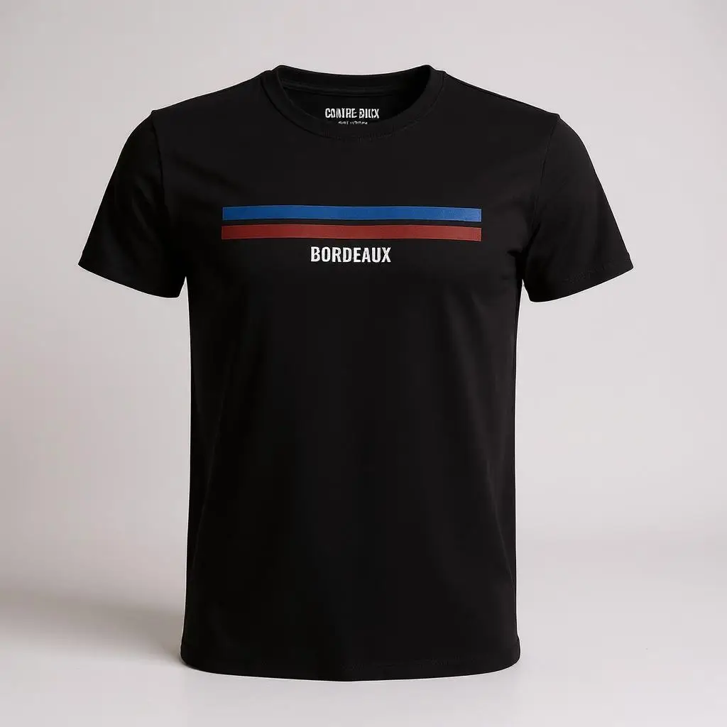 T-shirt rugby bordeaux