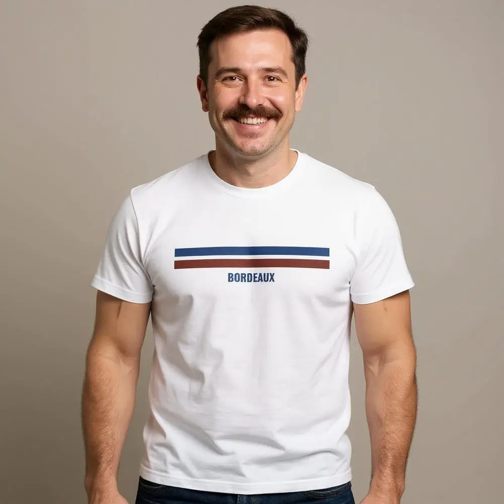 T-shirt rugby bordeaux