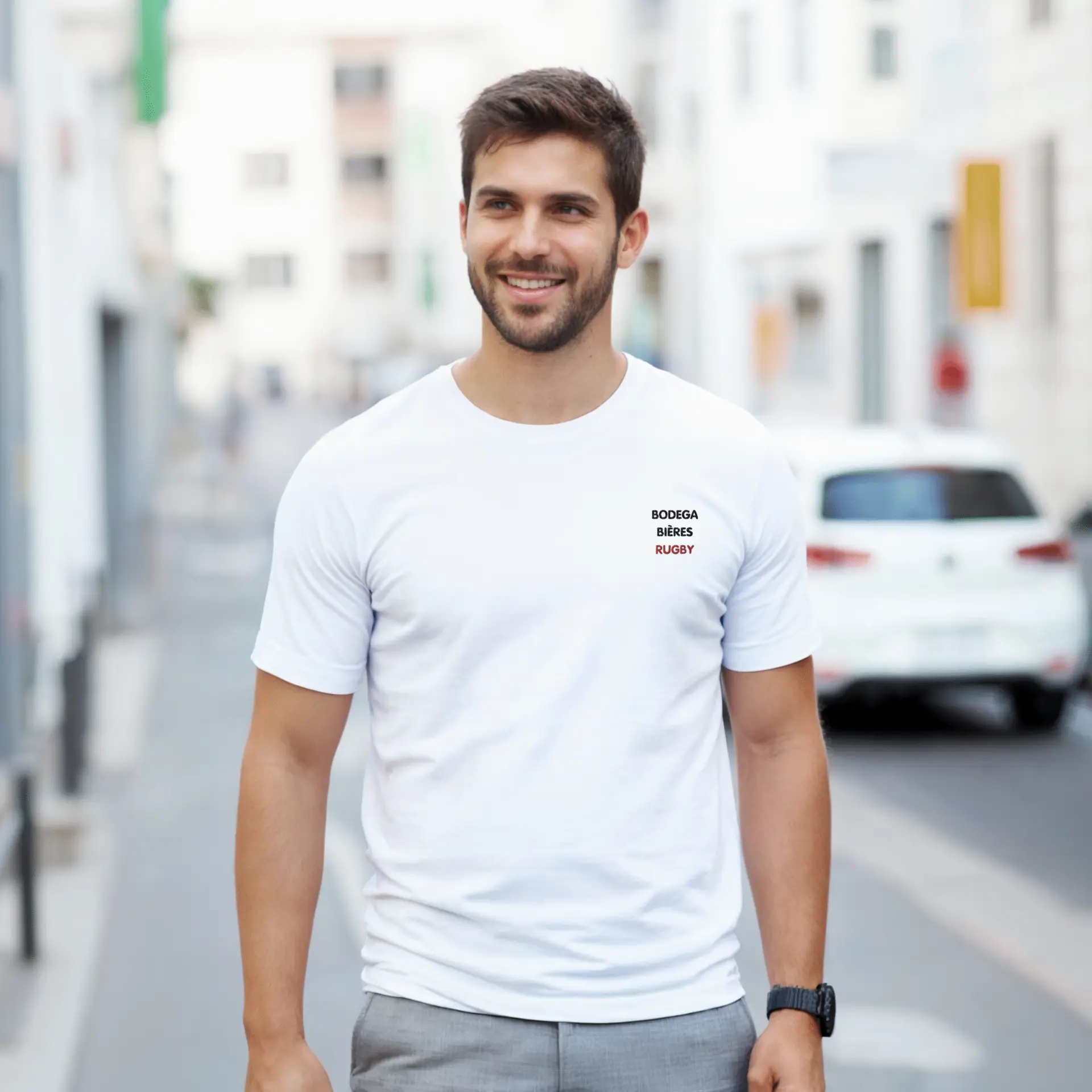 T-shirt rugby Bodega 3e mi temps