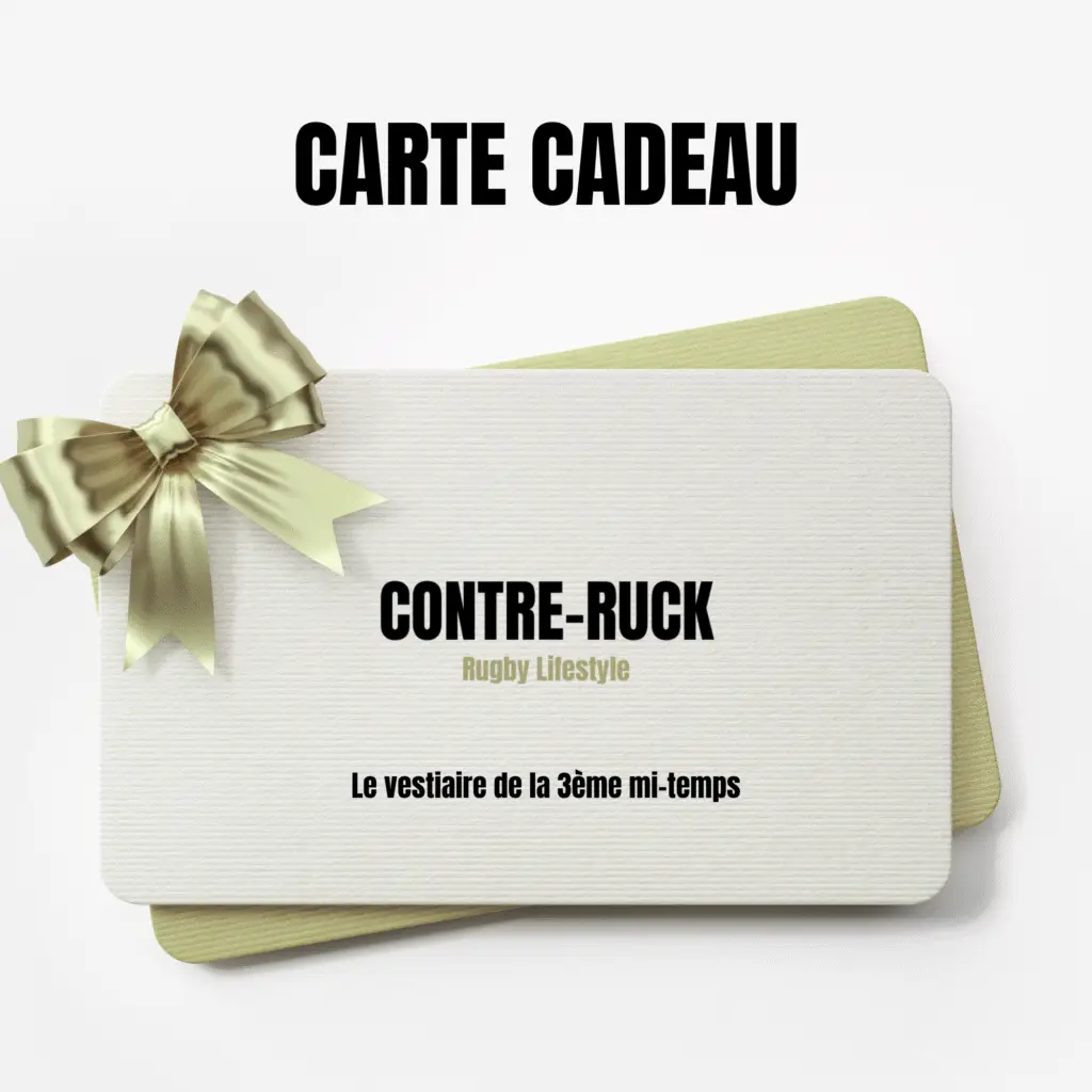 Carte cadeau rugby