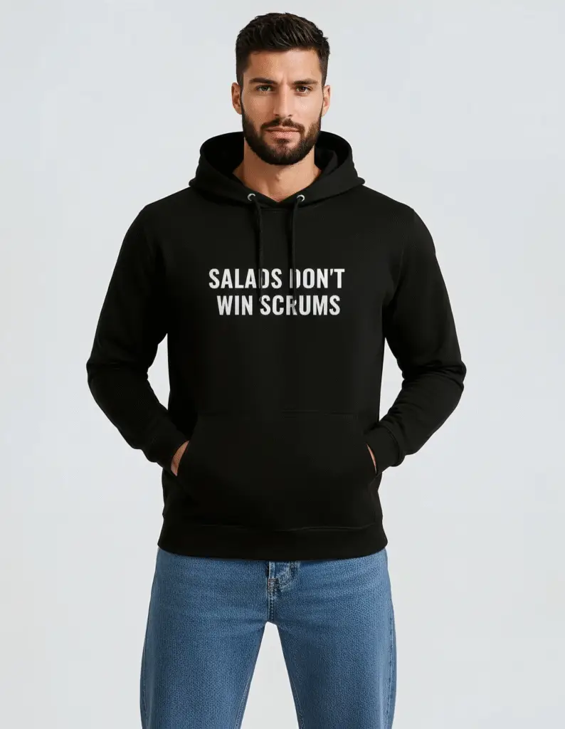 sweat à capuche rugby