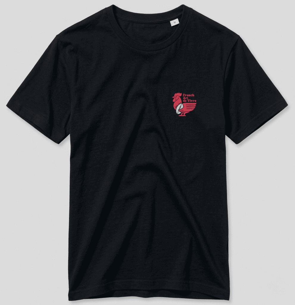 T-shirt rugby French Art de Vivre Noir
