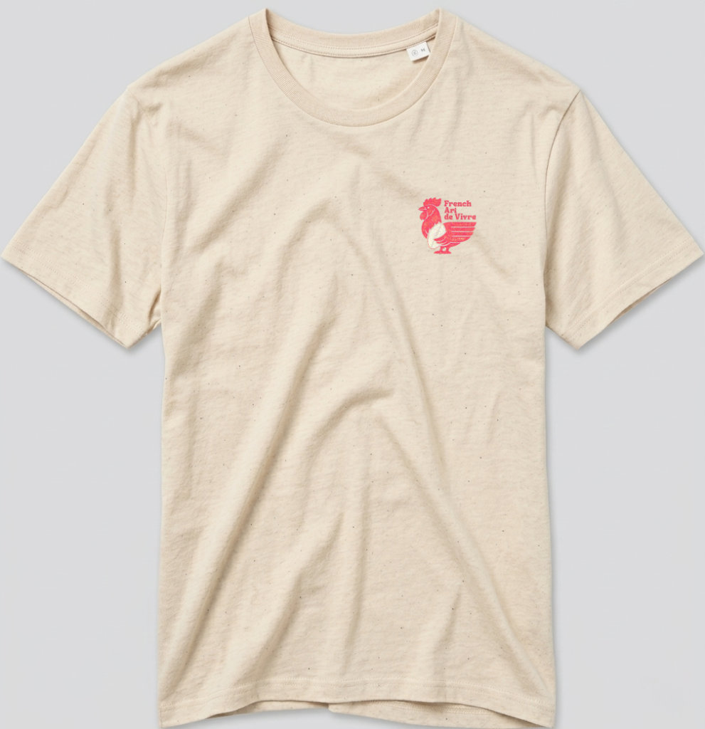 T-shirt rugby French Art de Vivre Raw Natural