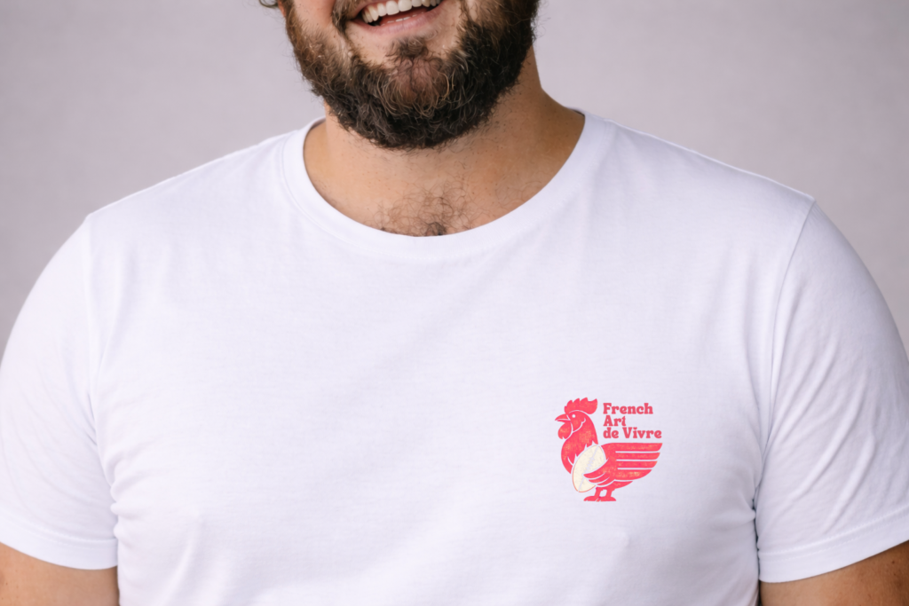 T-shirt rugby French Art de Vivre Blanc