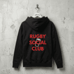 Sweat à capuche oversize Rugby Social Club