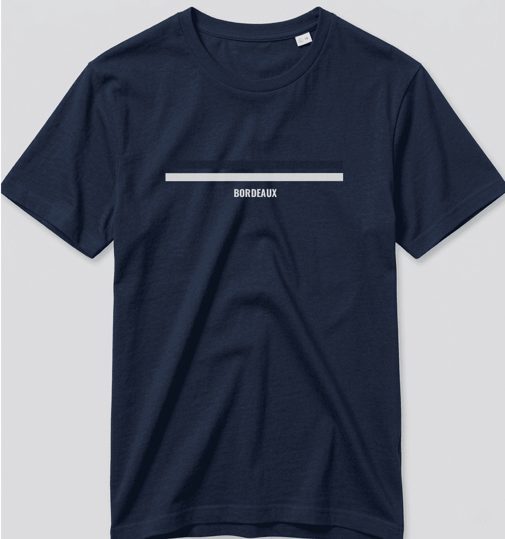 t-shirt rugby bordeaux